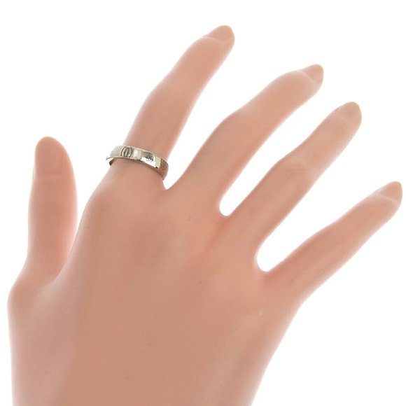 CARTIER Cartier Happy Birthday K18 White Gold No. 13 Women's Ring - Picture 2 of 6